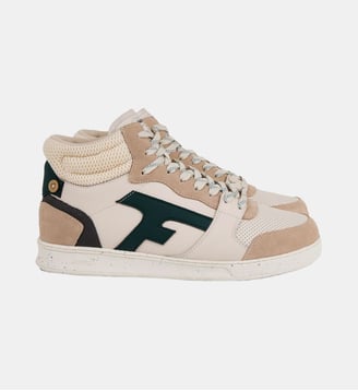 Basket Hazel mid leather - Faguo - Vert clair