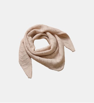 Foulard triangle - Cyrillus - Avoine chiné