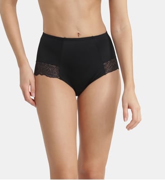 Culotte Taille Haute Coton Stretch Ecodim - Dim - Noir
