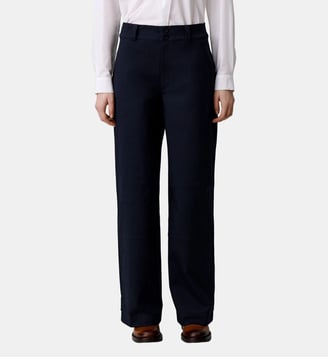 Pantalon gabardine coton - Claudie Pierlot - Marine