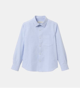 Chemise Oxford rayée - Cyrillus - Rayure bleue