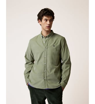 Chemise en velours côtelé - Faguo - Kaki