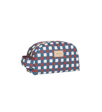 Trousse de toilette imperméable Hyde Park - Nobodinoz - Blue red mosaic