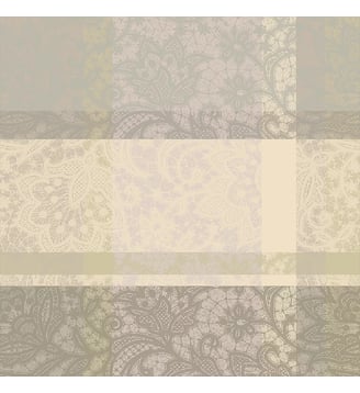 Serviette pur coton Mille dentelles - Garnier Thiebaut - Naturel