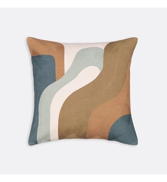 Housse de coussin 45x45 cm, coton - La Redoute Interieurs - Multicolore