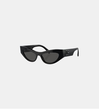 Lunettes de soleil Œil de chat DG4450 - Dolce & Gabbana - Gris foncé