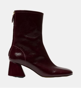 Bottines à talons Ona - Odaje - Bordeaux