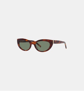 Lunettes de soleil Œil de chat SLM115 - Saint Laurent - Écaille