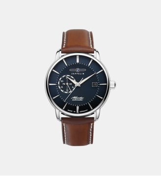 Montre automatique Atlantic Bleu foncé Z-8470-3 - Zeppelin - Argenté