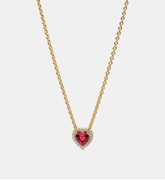 Collier Cœur Surélevé - Pandora - Doré