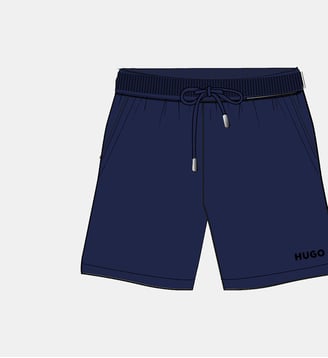 Bermuda de jogging en molleton Hugo Kids