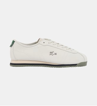 Sneakers Club-Low homme en cuir - Lacoste - Blanc et kaki