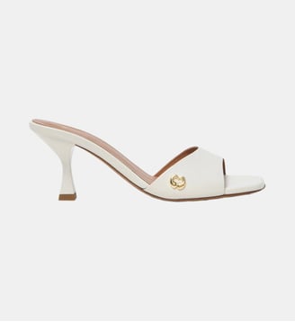 Mules en cuir - Maje - Blanc