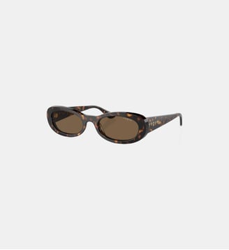 Lunettes de soleil Ovale VO5582S - Vogue - Havana foncé