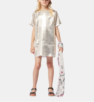 Robe aspect métallisé - Zadig&Voltaire Kids - Mordoré