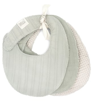 Lot de 3 bavoirs - Babyshower - Bleu