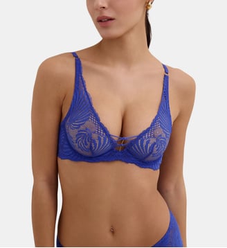 Soutien-gorge Triangle avec armatures - Aubade - Bleu