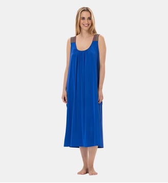 Robe en jersey PAMPELONNE 941 - Lingerie Le Chat - Bleu