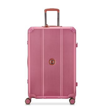 Valise Rigide 4 Doubles Roues 76 cm - Delsey Paris - Rose