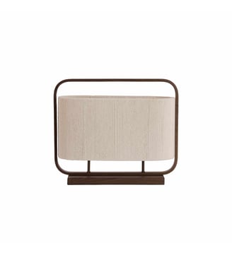 Lampe de Table Lecce - Naturel - 45x15x37,5cm - Light & Living - Brun foncé