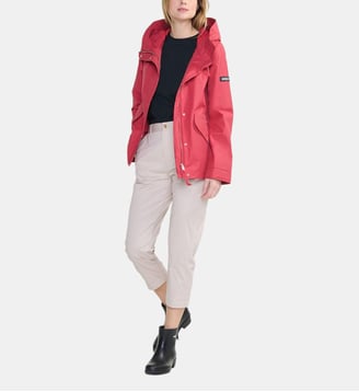 Parka imperméable à capuche - Aigle - Rouge