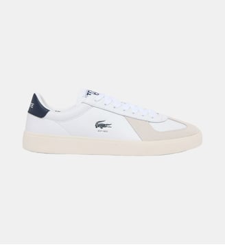 Sneakers Baseshot Pro homme en cuir - Lacoste - Blanc et bleu
