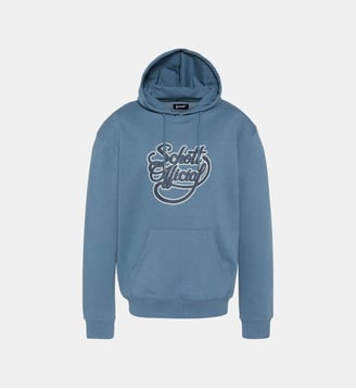 Sweatshirt à capuche imprimé Schott Official Schott
