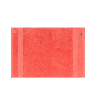 Tapis de bain  en coton - Lacoste Home - Orange