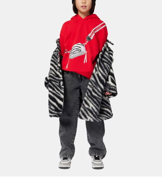 Sweat-shirt à capuche - Marc Jacobs Kids - New red