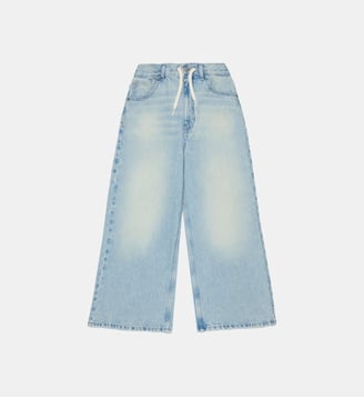 Jean flare délavé bleu clair - MM6 Maison Margiela - Denim bleu