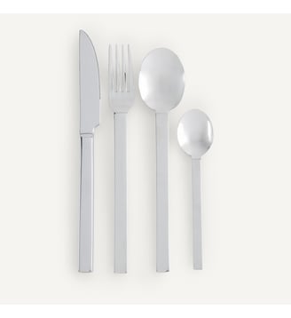 Ménagère 16 pièces en inox brillant - AM.PM - Inox brillant