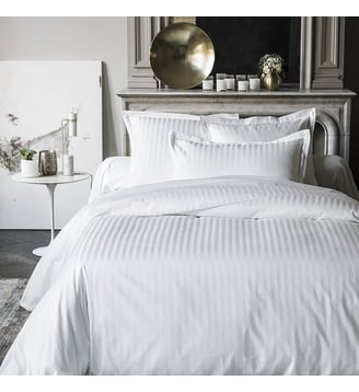 Housse De Couette Allure Discrétion - Anne de Solène - Blanc