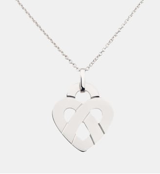 Pendentif Cœur Entrelacé - Poiray - Or blanc