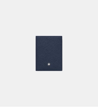 Porte-carte Sartorial Cuir 131723 - Montblanc - Bleu foncé