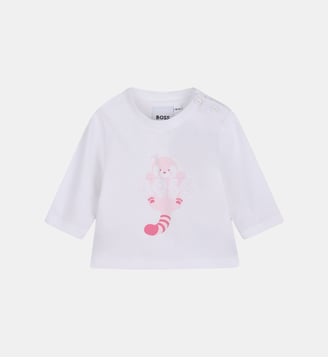 Tee-shirt manches longues - BOSS Kidswear - Blanc