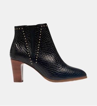 Bottines à talons Jeanne H - Odaje - Noir