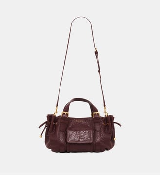 Sac à main en cuir bubble - 18H - Gerard Darel - Bordeaux