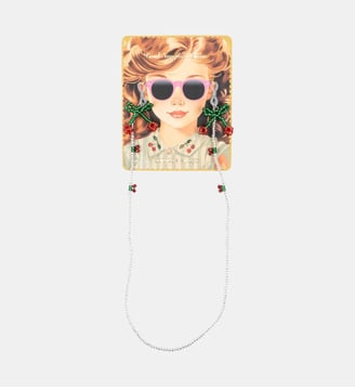Chaîne de perles pour lunettes de soleil - Konges Slojd - Blanc