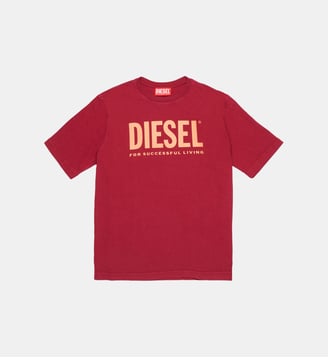 T-shirt avec logo - Diesel Kids - Bordeaux