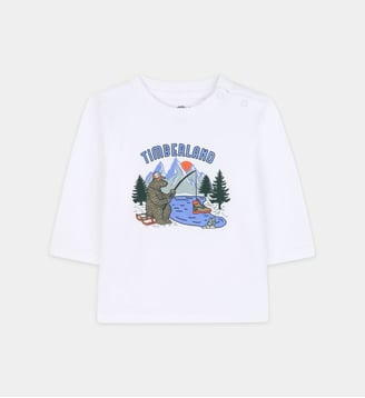 T-shirt à manches longues - Timberland - Blanc