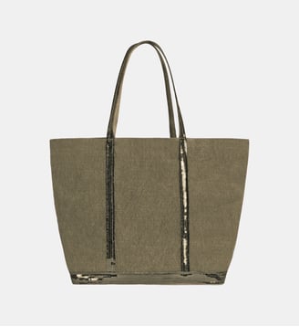 Cabas L Zippé En Lin - Vanessa Bruno - Vert