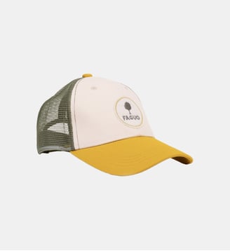 Casquette TRUCKER CAP - Faguo - Kaki et jaune