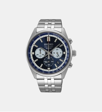 Montre Sport Argenté, Bleu foncé SSB427P1 - Seiko - Argenté