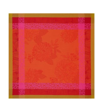 Serviette de table Parfums de bagatelle - Le Jacquard Francais - Capucine