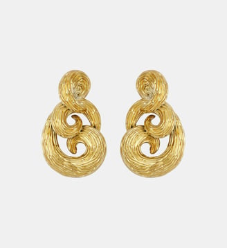 Boucles d'oreilles vagues clips   - Zaza - Satellite - Doré