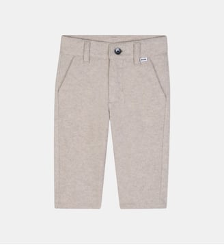 Pantalon siglé - BOSS Kidswear - Écru chiné
