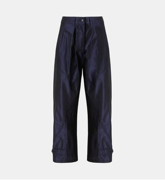 Pantalon en taffetas brillant - Pinko - Bleu nuit sans lune