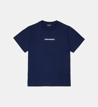 T-shirt avec logo - Dsquared2 - Bleu foncé