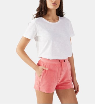 T-shirt col rond femme en coton Angela - Jott - Blanc