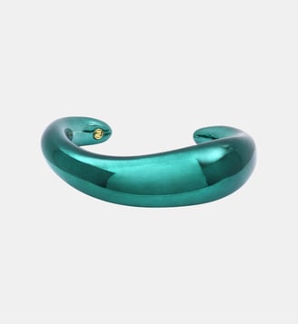 Bracelet manchette   - Féeria - Satellite - Vert